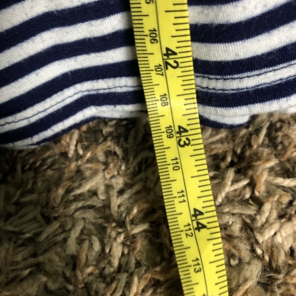 Navy stripe maxi skirt - Picture 4 of 4